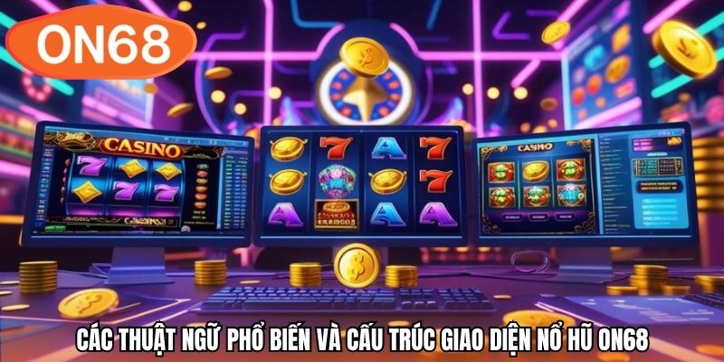 Các thuật ngữ phổ biến và cấu trúc giao diện nổ hũ ON68