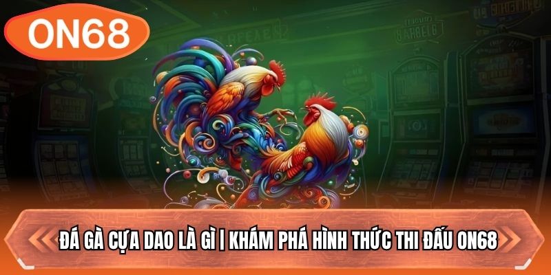 Đá Gà Cựa Dao Là Gì | Khám Phá Hình Thức Thi Đấu ON68