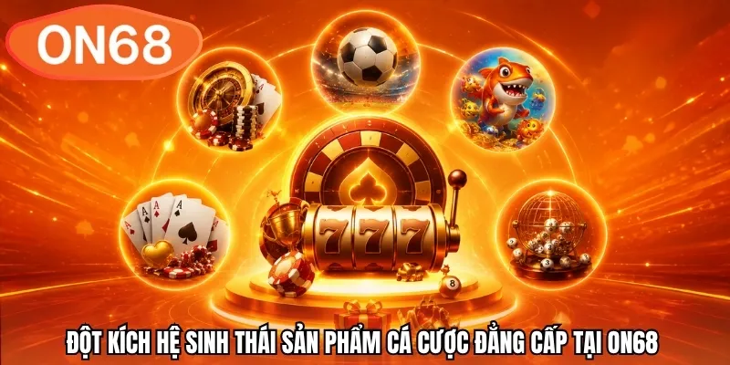Đột kích hệ sinh thái sản phẩm cá cược đẳng cấp tại ON68