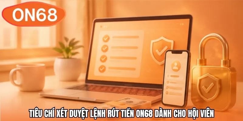 Tiêu chí xét duyệt lệnh rút tiền ON68 dành cho hội viên